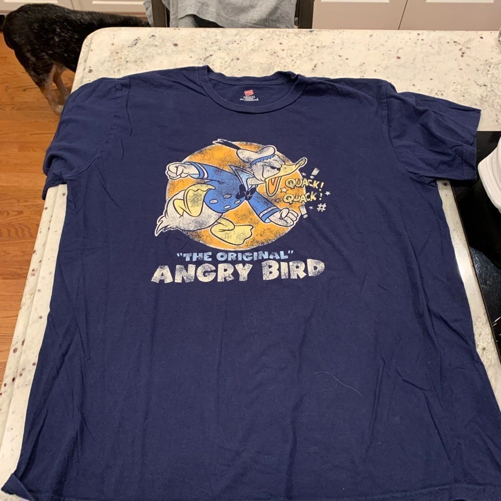 Donald Duck Original Angry Bird T-Shirt sz XL